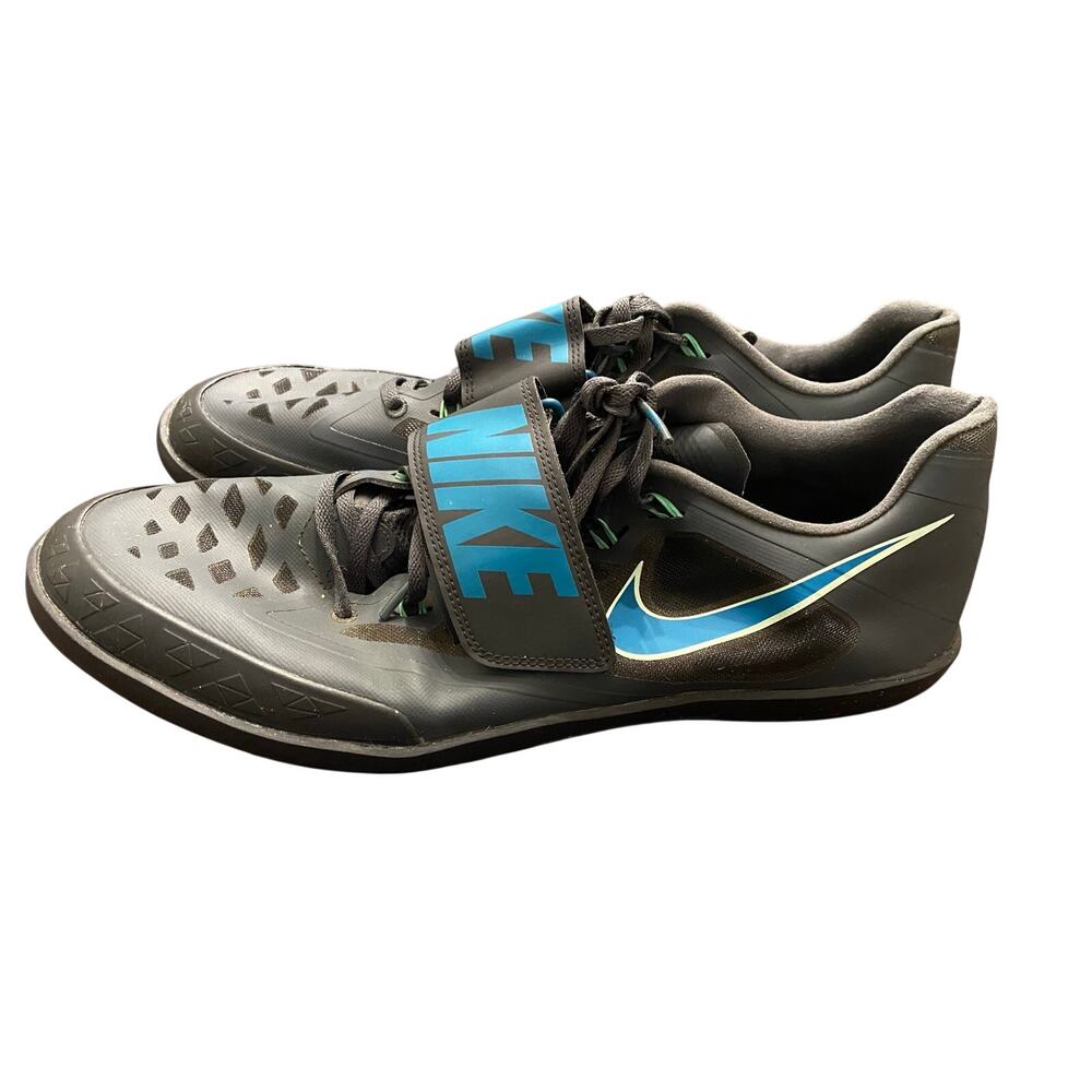 Nike Track & Field Throwing Shoes Black Blue Men’s 13 Shot Put Discus Hammer